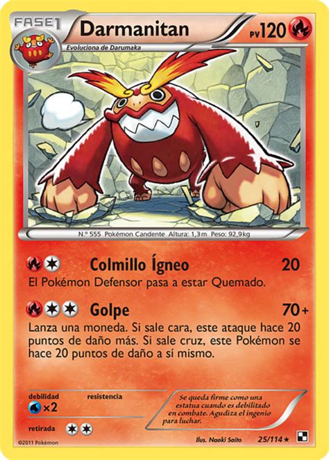 EstrategiaDEX de Darmanitan. Pokédex Blanco, Negro, Blanco 2 .
